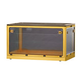 Storage Boxes: Artiss Storage Box Container Foldable Stackable 5 Sides Open Transparent 115L
