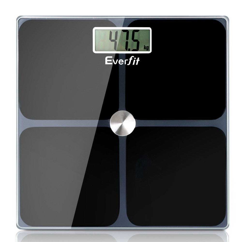 Bathroom Scales: Everfit Electronic Digital Bathroom Scale Weighing Tracker Gym 180KG