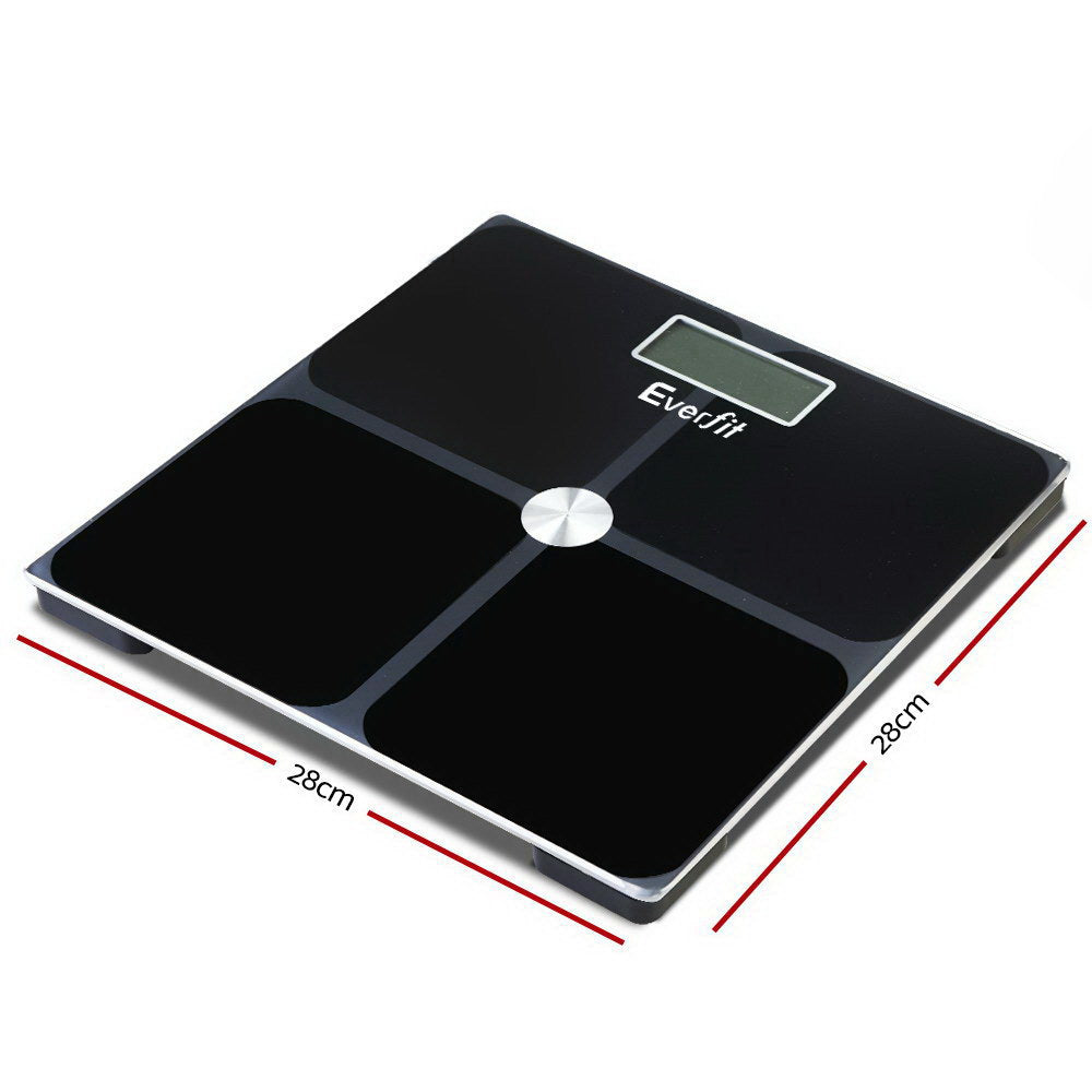Bathroom Scales: Everfit Electronic Digital Bathroom Scale Weighing Tracker Gym 180KG