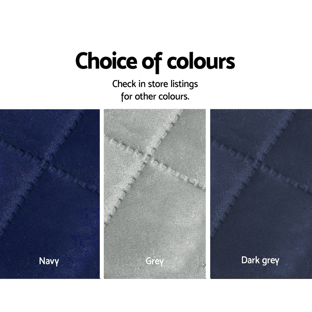 Sofa Accessories: Artiss Sofa Cover Couch Covers 3 Seater Quilted Dark Grey