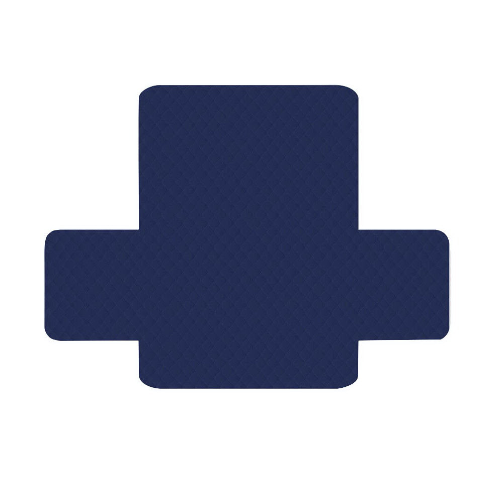 Arm Chairs & Recliners: Artiss Sofa Cover Couch Covers 3 Seater Quilted Navy