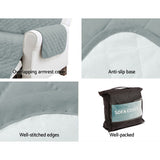 Sofa Accessories: Artiss Sofa Cover Couch Covers 3 Seater 100% Water Resistant Grey
