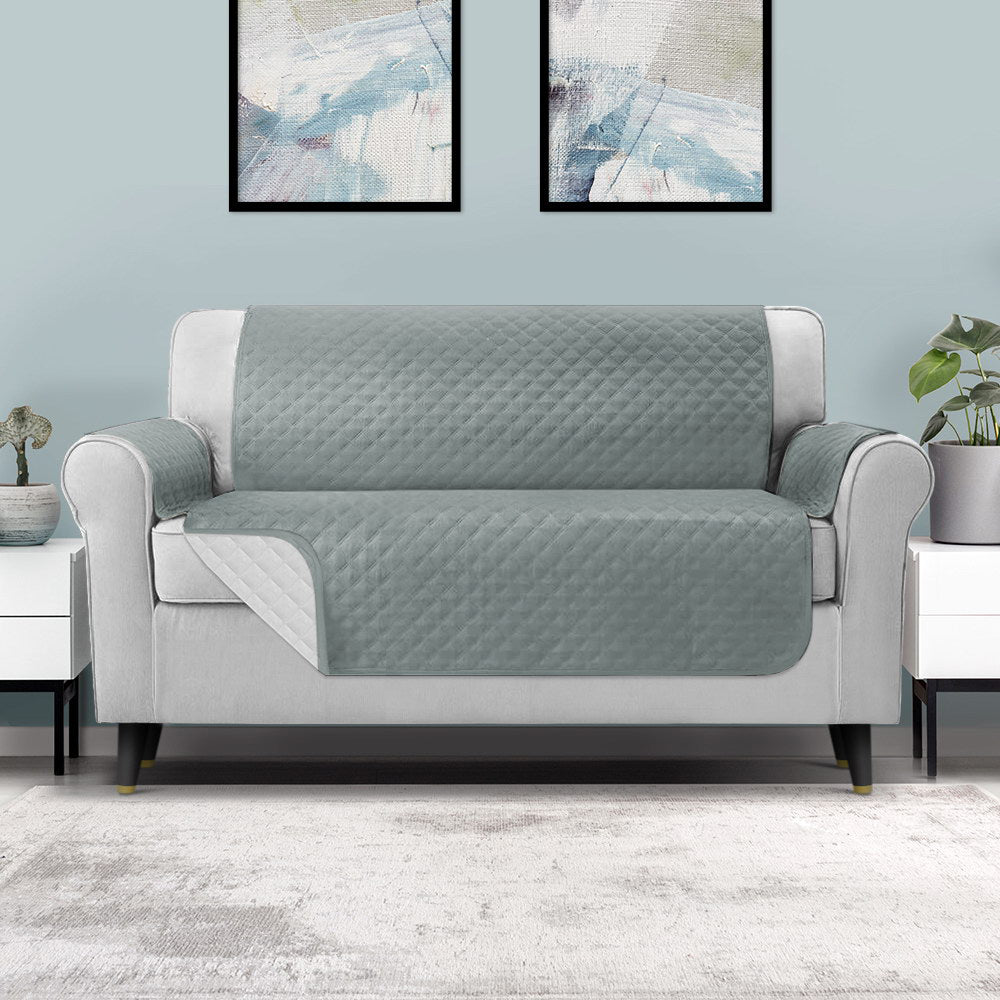 Sofa Accessories: Artiss Sofa Cover Couch Covers 3 Seater 100% Water Resistant Grey