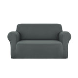 Elegant_Shop-Artiss Sofa Cover Couch Covers 2 Seater Stretch Grey