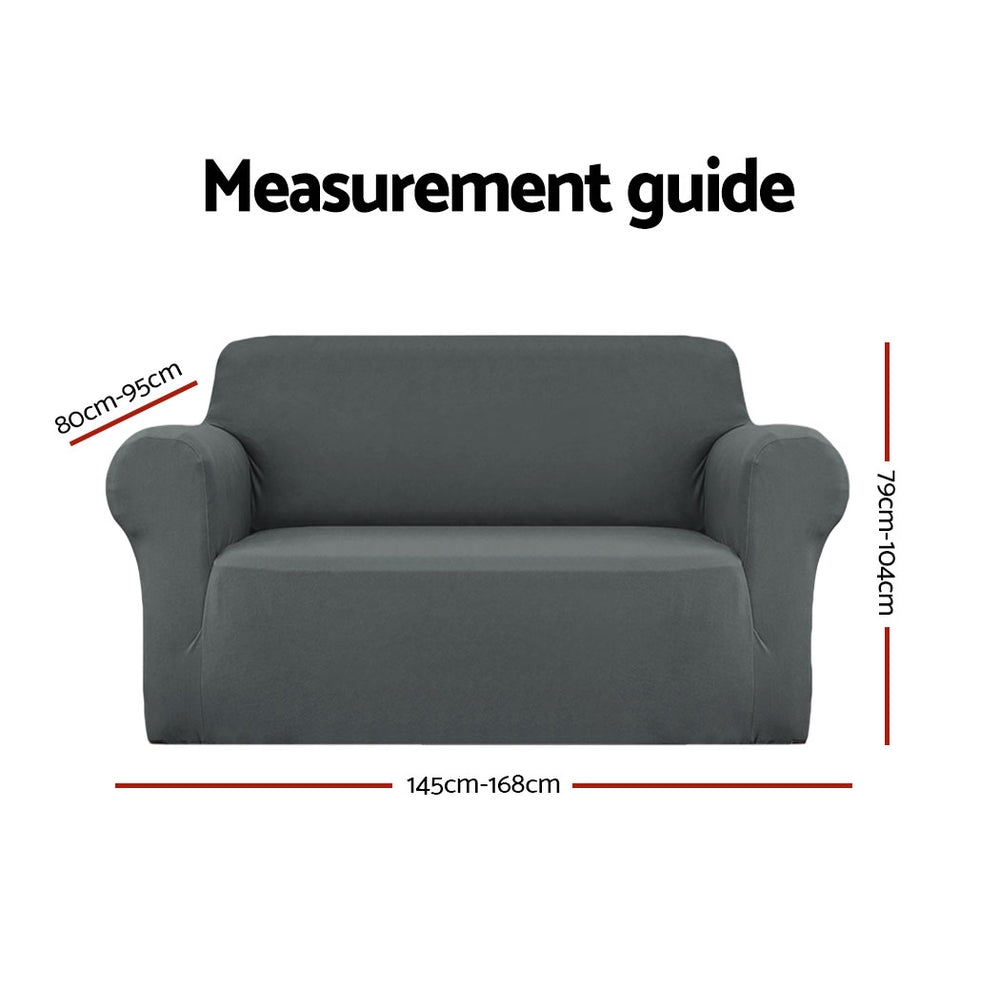 Sofa Accessories: Artiss Sofa Cover Couch Covers 2 Seater Stretch Grey