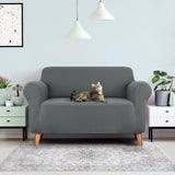 Elegant_Shop-Artiss Sofa Cover Couch Covers 2 Seater Stretch Grey