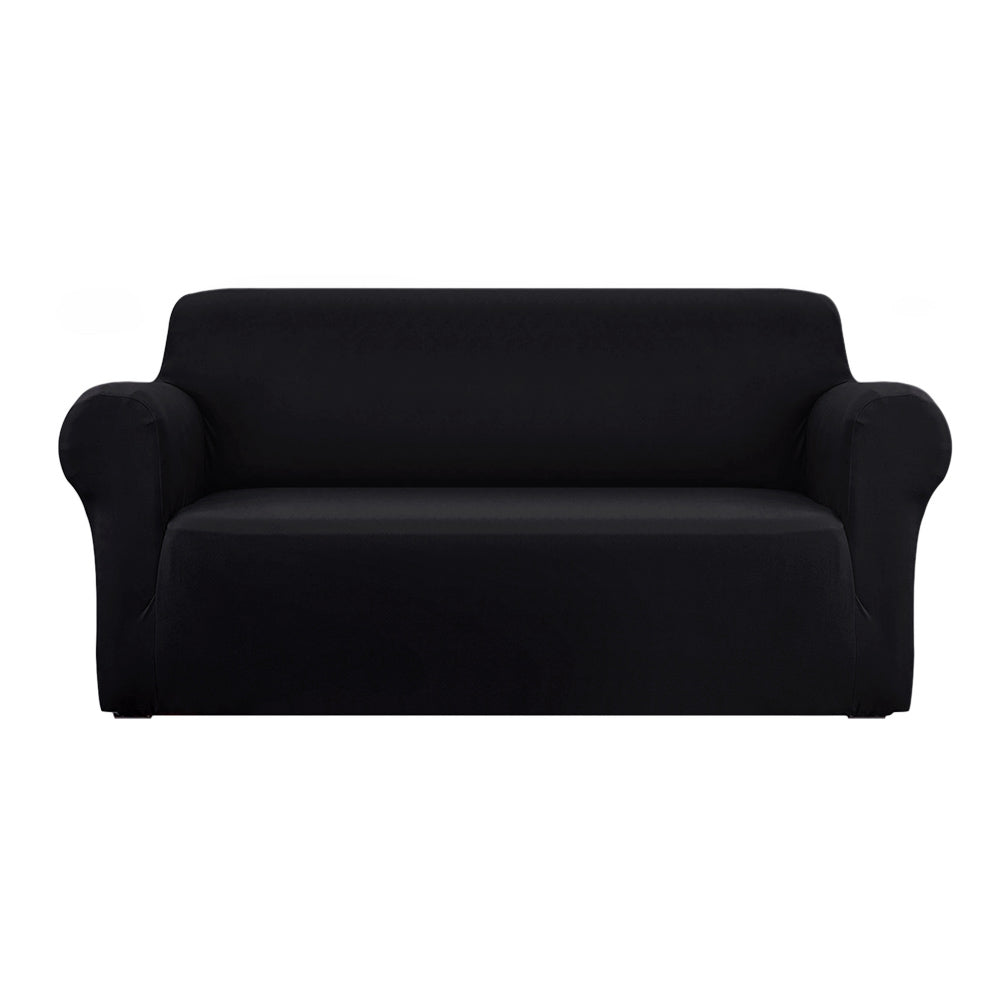 Sofa Accessories: Artiss Sofa Cover Couch Covers 3 Seater Stretch Black