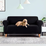 Elegant_Shop-Artiss Sofa Cover Couch Covers 3 Seater Stretch Black