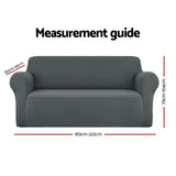 Sofa Accessories: Artiss Sofa Cover Couch Covers 3 Seater Stretch Grey
