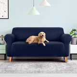 Elegant_Shop-Artiss Sofa Cover Couch Covers 3 Seater Stretch Navy