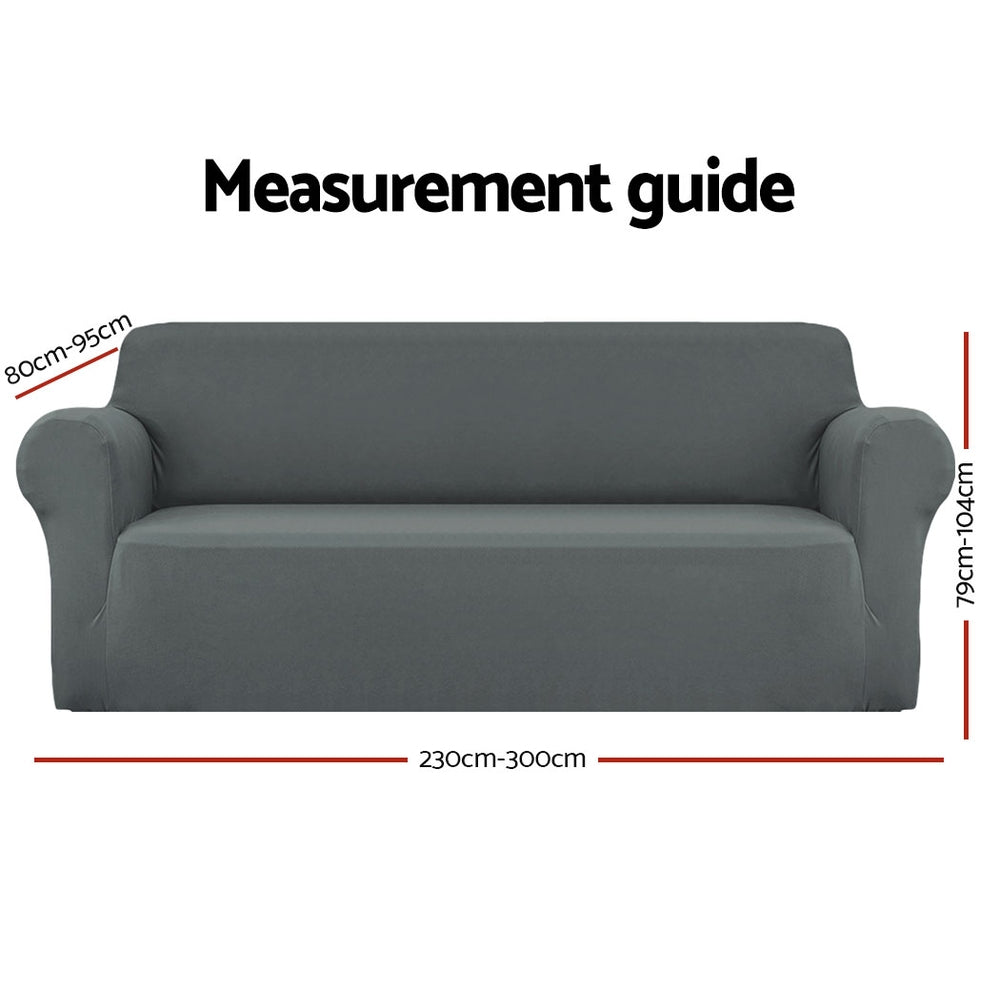 Sofa Accessories: Artiss Sofa Cover Couch Covers 4 Seater Stretch Grey