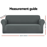 Sofa Accessories: Artiss Sofa Cover Couch Covers 4 Seater Stretch Grey
