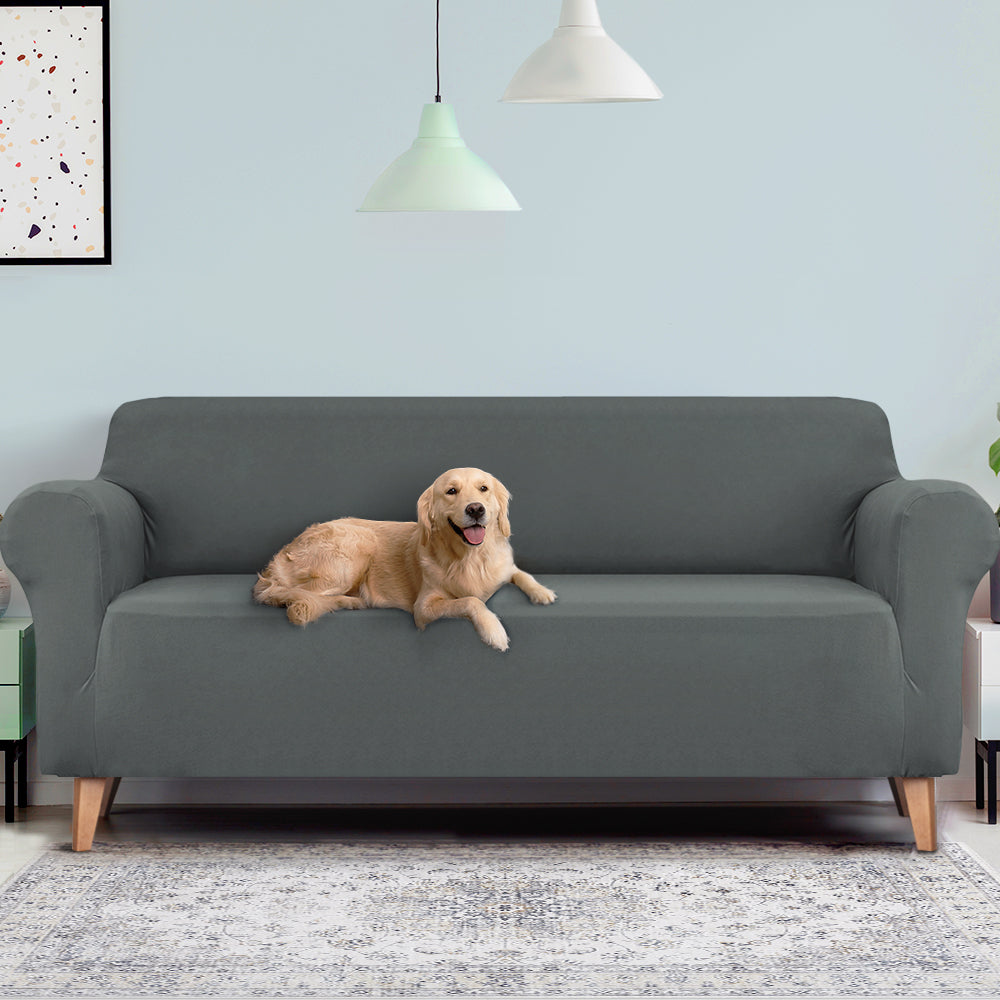 Sofa Accessories: Artiss Sofa Cover Couch Covers 4 Seater Stretch Grey