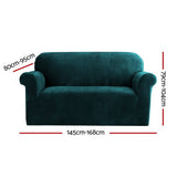 Sofa Accessories: Artiss Sofa Cover Couch Covers 2 Seater Velvet Agate Green