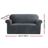 Sofa Accessories: Artiss Sofa Cover Couch Covers 2 Seater Velvet Grey