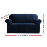 Sofa Accessories: Artiss Sofa Cover Couch Covers 2 Seater Velvet Sapphire