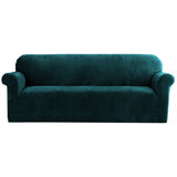 Arm Chairs & Recliners: Artiss Sofa Cover Couch Covers 4 Seater Velvet Agate Green