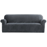 Sofa Accessories: Artiss Sofa Cover Couch Covers 4 Seater Velvet Grey