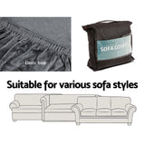 Sofa Accessories: Artiss Sofa Cover Couch Covers 4 Seater Velvet Grey