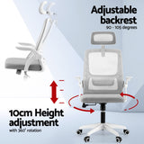 Artiss Standing Desk Office Chair Sit Stand Ergonomic Combo 140cm White