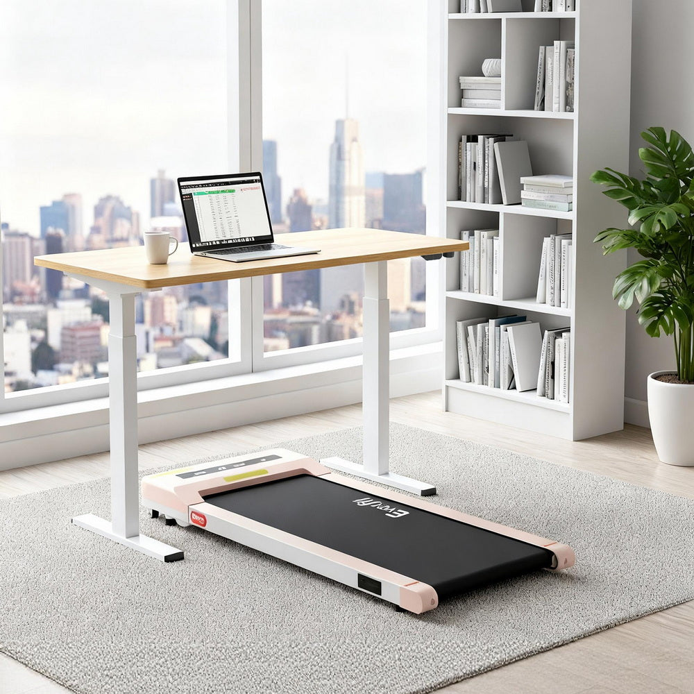 Desks: Artiss Electric Treadmill with 140cm Automatic Standing Desk Walking Pad 360mm