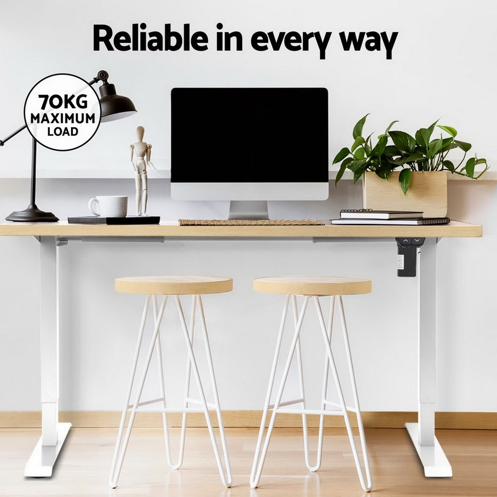 Desks: Artiss Electric Treadmill with 140cm Automatic Standing Desk Walking Pad 400mm