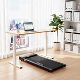 Desks: Artiss Electric Treadmill with 140cm Automatic Standing Desk Walking Pad 400mm