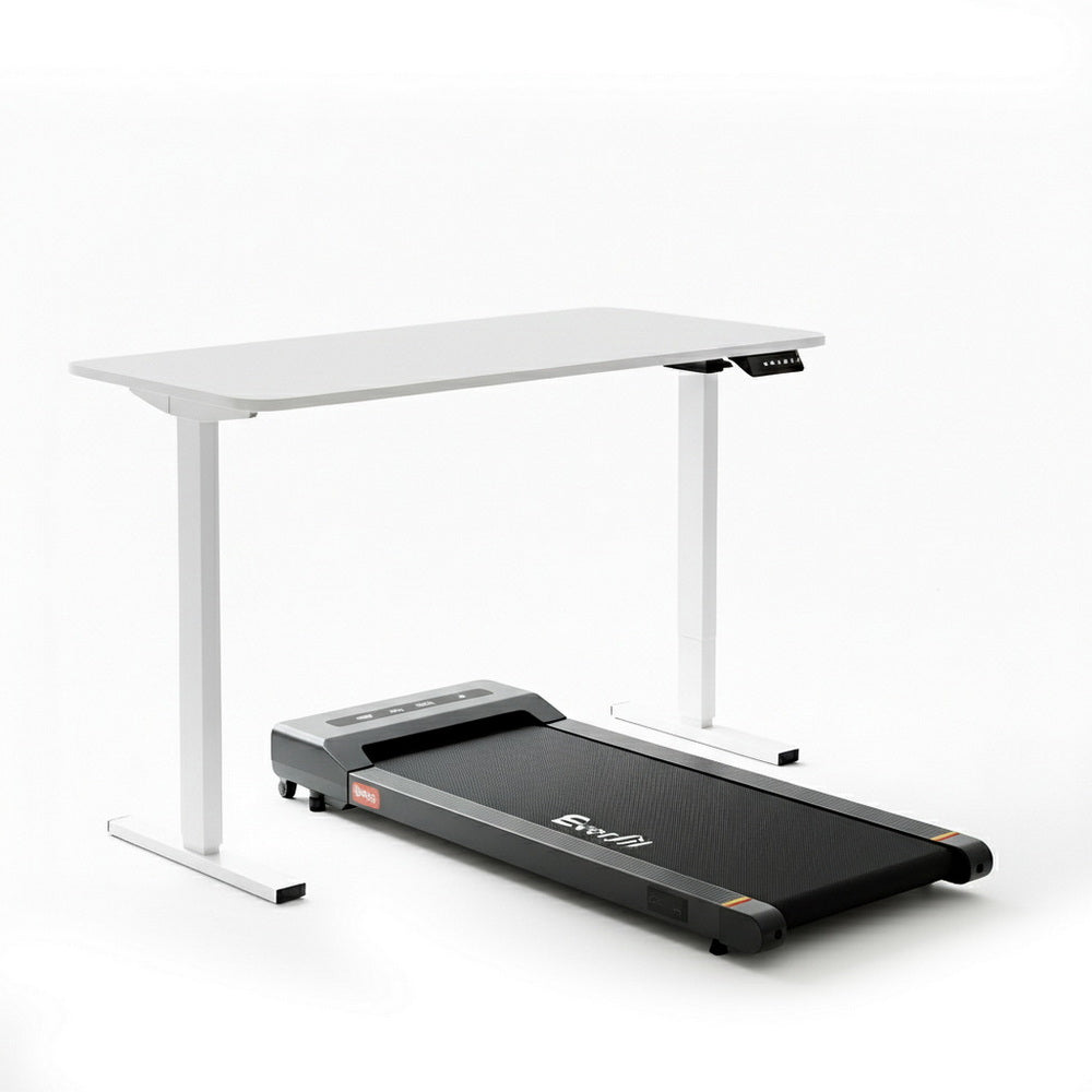 Desks: Artiss Electric Treadmill with 140cm Automatic Standing Desk Walking Pad 400mm