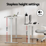 Desks: Artiss Electric Treadmill with 140cm Automatic Standing Desk Walking Pad 400mm