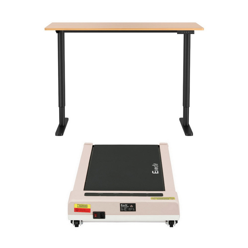 Desks: Artiss Electric Treadmill with 120cm Automatic Standing Desk Walking Pad 360mm