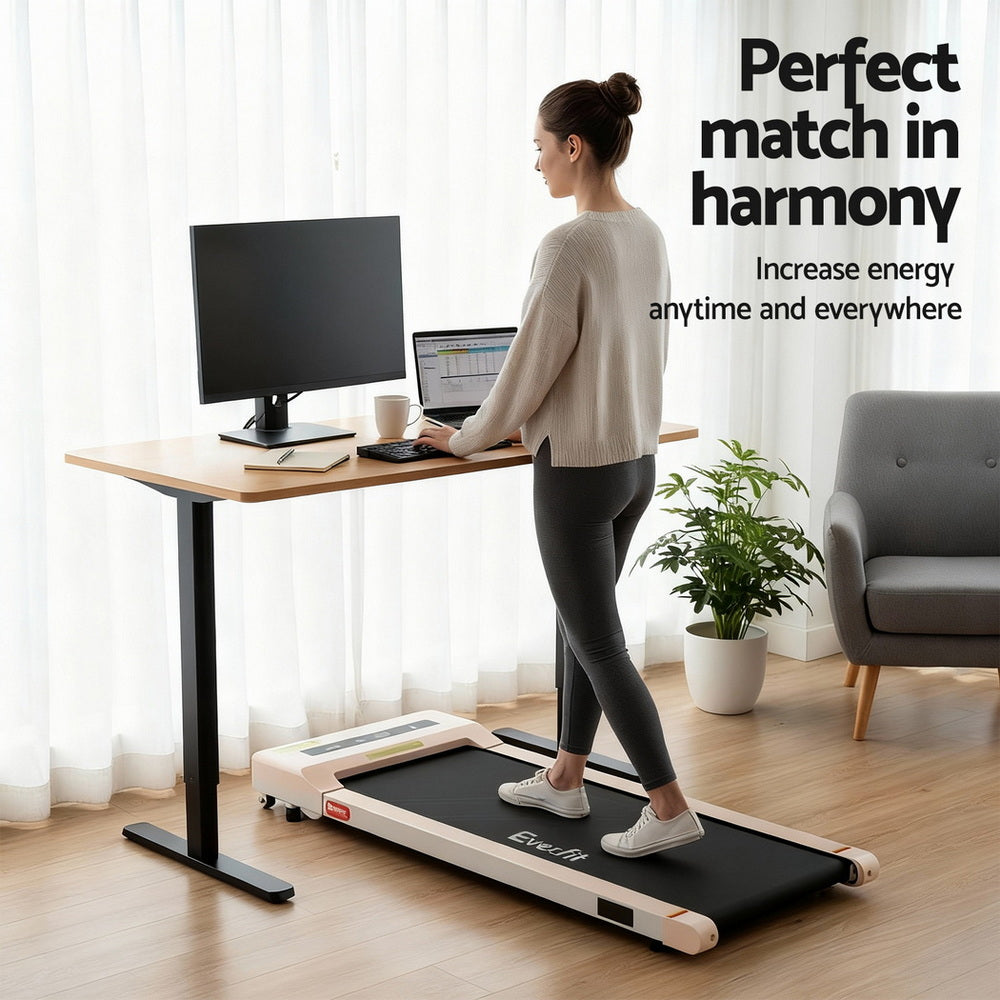 Desks: Artiss Electric Treadmill with 120cm Automatic Standing Desk Walking Pad 360mm