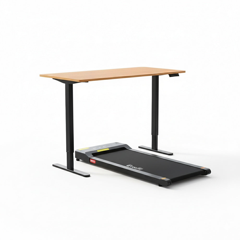 Desks: Artiss Electric Treadmill with 120cm Automatic Standing Desk Walking Pad 400mm