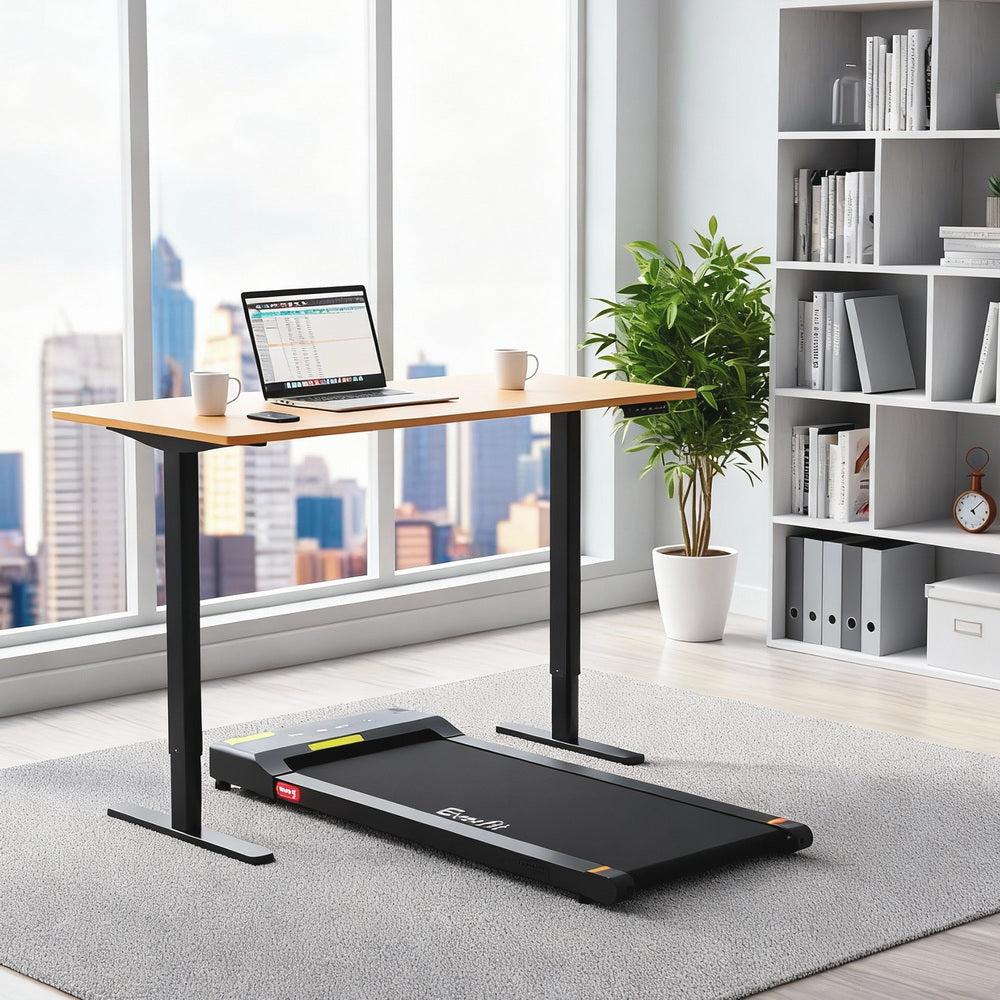 Desks: Artiss Electric Treadmill with 120cm Automatic Standing Desk Walking Pad 400mm