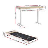 Desks: Artiss Electric Treadmill with 120cm Automatic Standing Desk Walking Pad 360mm