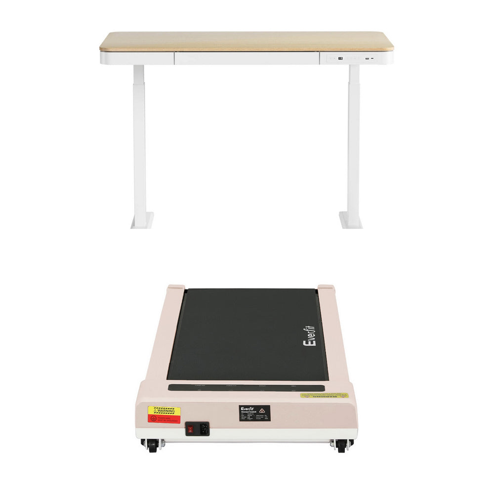 Desks: Artiss Electric Treadmill with 120cm Automatic Standing Desk Walking Pad 360mm