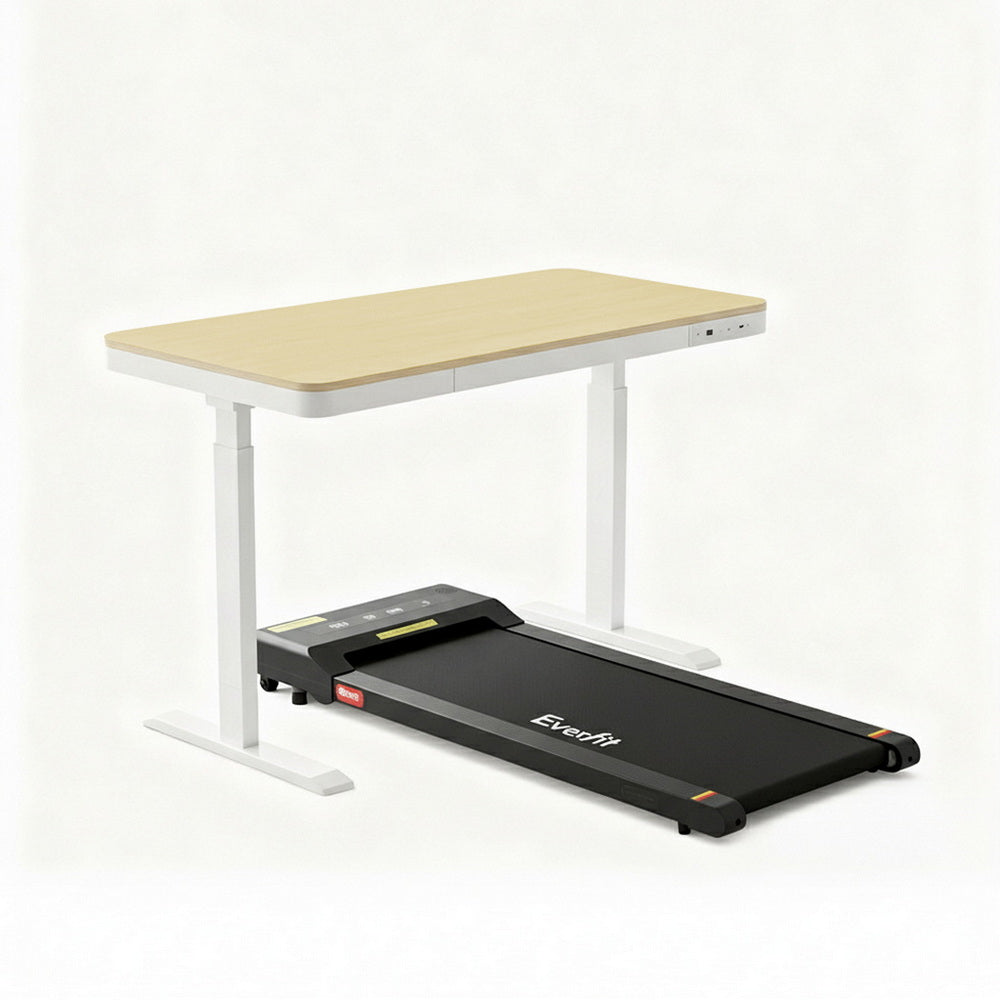 Desks: Artiss Electric Treadmill with 120cm Automatic Standing Desk Walking Pad 400mm