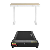 Desks: Artiss Electric Treadmill with 120cm Automatic Standing Desk Walking Pad 400mm