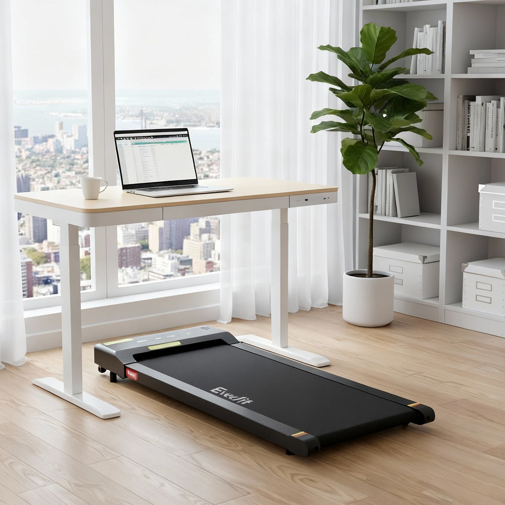 Desks: Artiss Electric Treadmill with 120cm Automatic Standing Desk Walking Pad 400mm