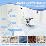 Arts & Crafts: Devanti 39 Stitches Mini Sewing Machine Portable Sewing Machine Kit