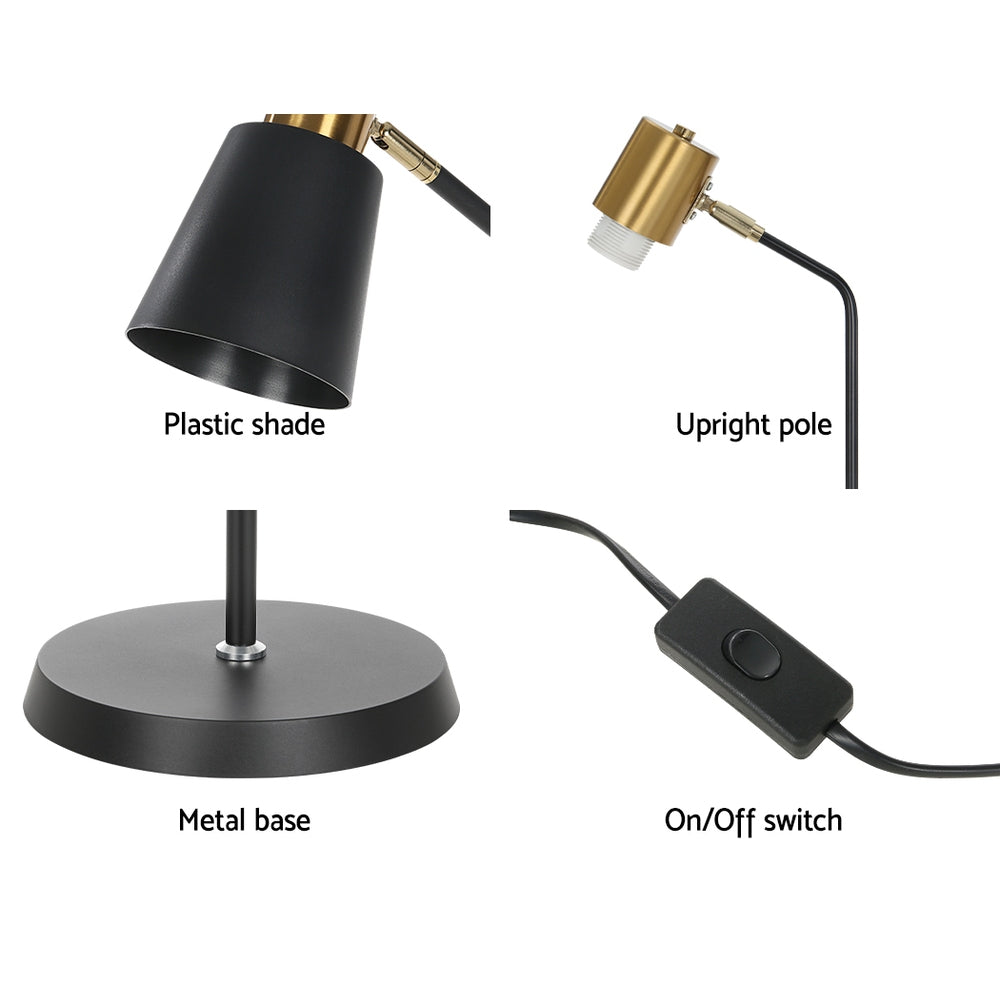 Floor Lamps: Artiss Floor Lamp LED Light Stand Modern Home Living Room Office Reading Black