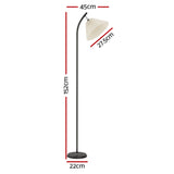 Artiss Floor Lamp LED Light Stand Modern Home Living Room Office Reading White