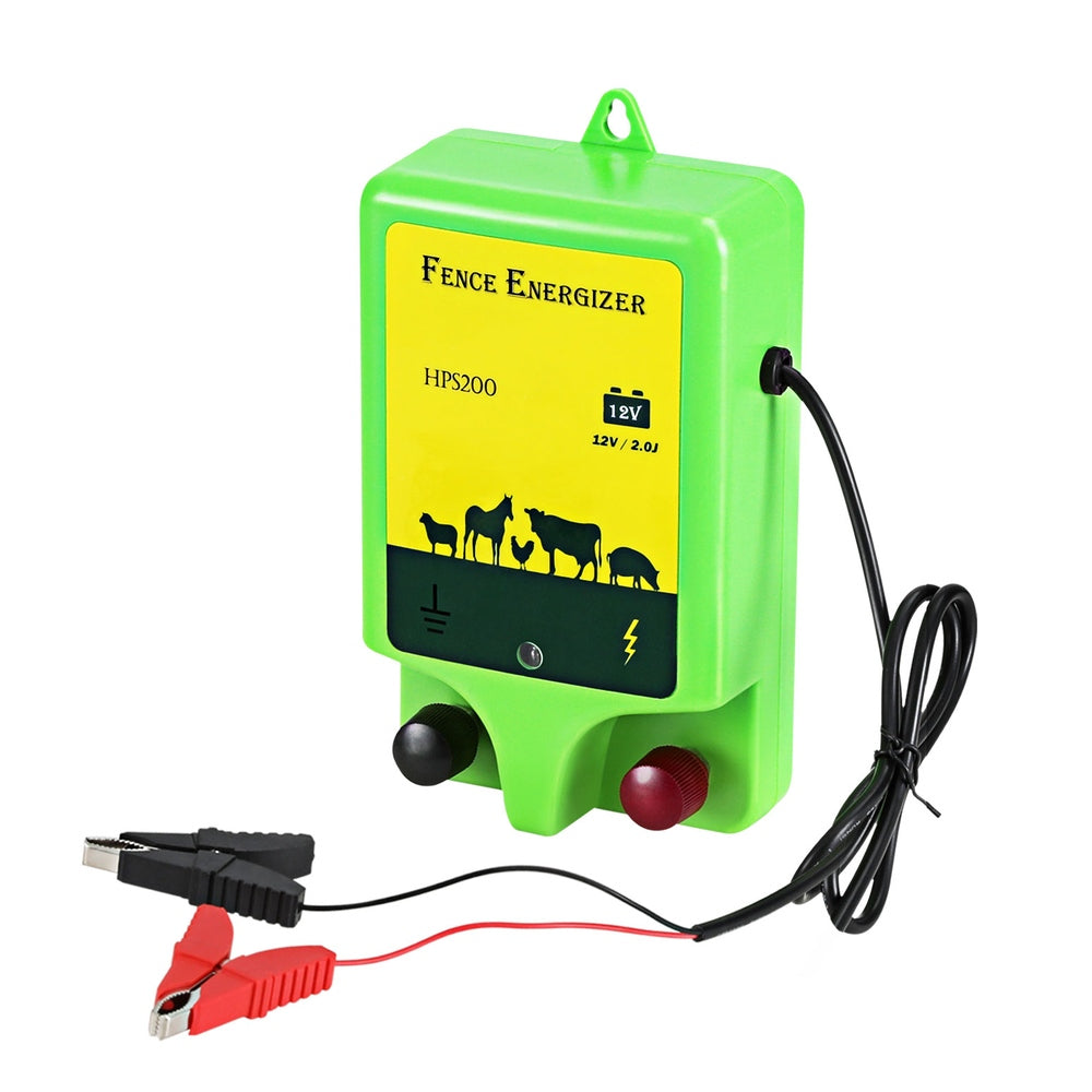Fencing: Giantz 18km Electric Fence Energiser 1.56J