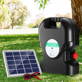 Fencing: Giantz Fence Energiser 20KM Solar Powered 1.2J Electric
