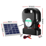 Fencing: Giantz Fence Energiser 20KM Solar Powered 1.2J Electric