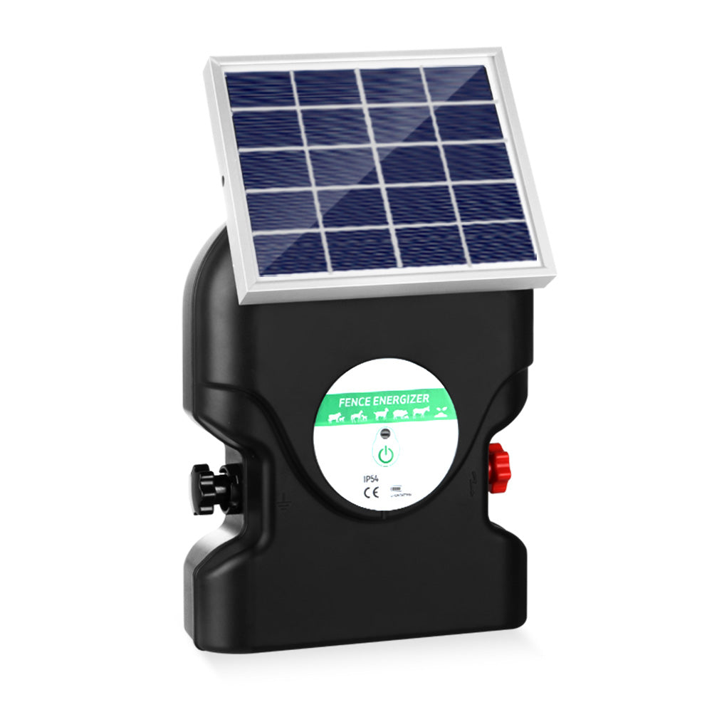 Fencing: Giantz Fence Energiser 20KM Solar Powered 1.2J Electric