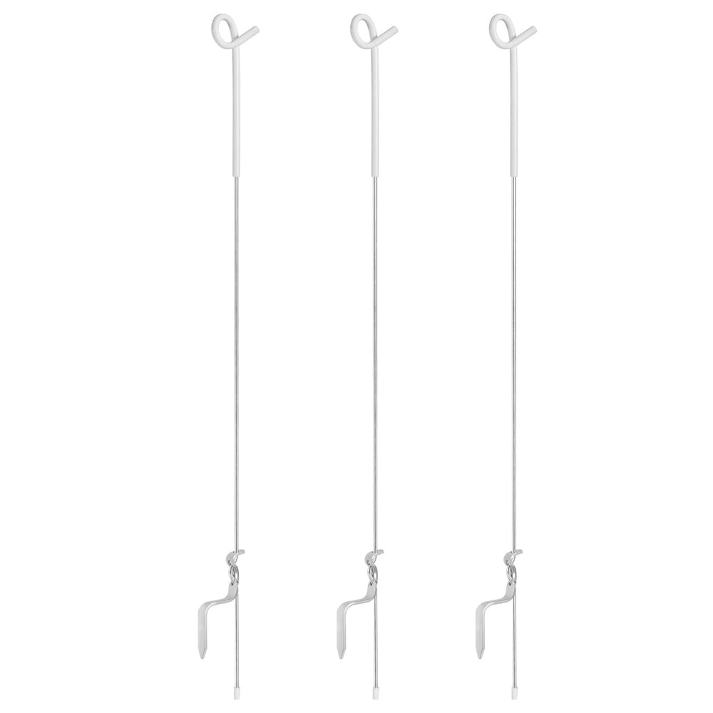Fencing: Giantz 20x Electric Fence Pigtail Posts Steel Tape Fencing