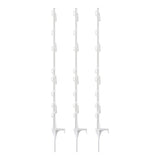 Giantz Electric Fence Posts 20pcs Electric Fence Poly White