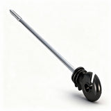 Fence & Gate Accessories: Giantz Electric Fence Ring Insulators 100pcs Stand off Screw in Insulator Black