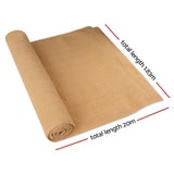 Umbrellas & Sunshades: Instahut 50% Shade Cloth 1.83x20m Shadecloth Sail Heavy Duty Beige