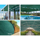 Umbrellas & Sunshades: Instahut 30% Shade Cloth 1.83x20m Shadecloth Wide Heavy Duty Green